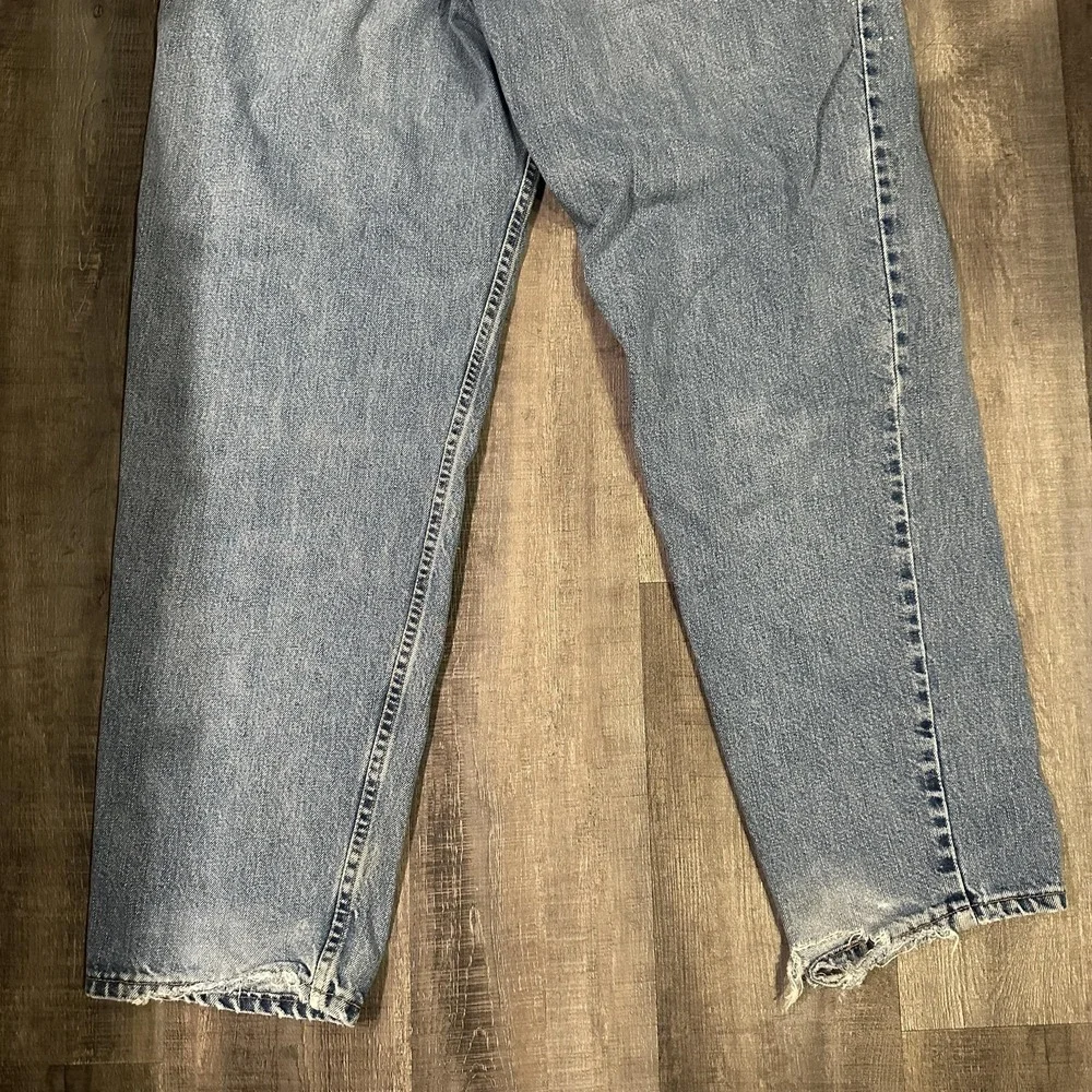 Levi's 550 Jeans Mens 36x32 Blue Relaxed Fit Baggy Wide Leg Distressed Y2K Denim